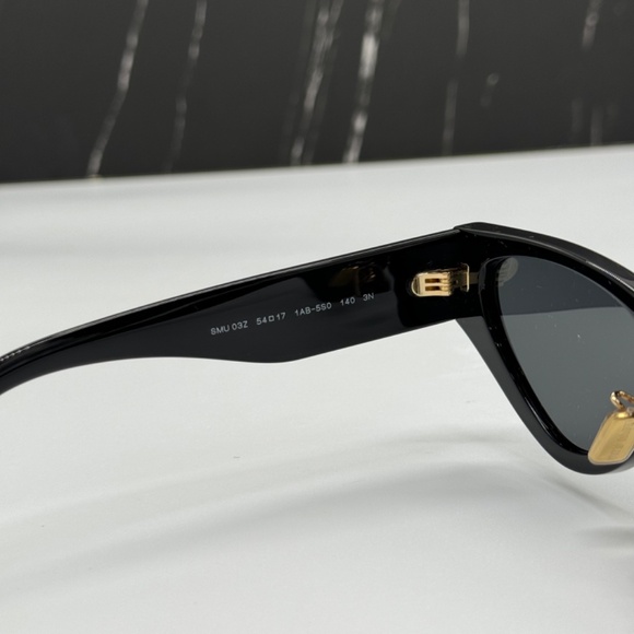 NEW SMU 03Z 1AB5S0 MIU MIU BLACK MU03ZS 1AB5S0 WOMEN SUNGLASSES MU 01ZS 1AB5S0 - Picture 9 of 11